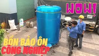 Thi công Bồn Bảo Ôn Nóng Lạnh Công nghiệp tại NPP Tiến Đạt