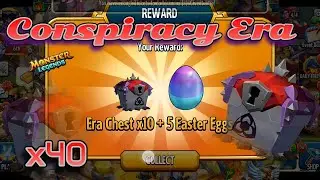 40 Free CONSPIRACY ERA Chests | 🚫 Links in Description (Monster Legends)
