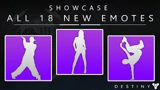 Destiny: All New 18 Emotes Showcase - Tess Everis Eververse Trading Co - The Taken King