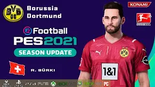 R. B&Uuml;RKI face+stats (Borussia Dortmund) How to create in PES 2021