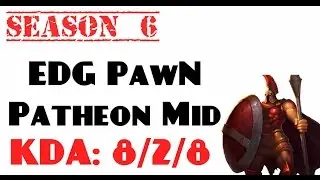 Korea Challenger LOL - EDG PawN - Patheon Mid lane (Feb 20, 2016)
