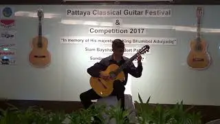 Sonatina Meridional 1st Campo, Manuel M. Ponce ; Pattaya Classical Guitar Competition 2017.