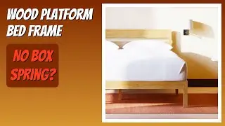 REVIEW (2025): Wood Platform Bed Frame. Features