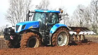 New Holland T7060 PowerCommand + Quadrivomere ER.MO | John Deere 7810/6920 + Bossini & Ravizza