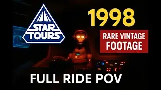 Star Tours Disneyland Paris 1998 | Full Ride POV &ndash; Rare Vintage Footage
