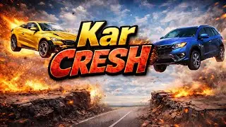 Kar CRESH 😱 Epic Car Jump Simulator | Insane Mid Air Stunts 