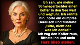 Ich sah meine Schwiegertochter einen Koffer in den See werfen – was ich fand, nahm mir den Atem.