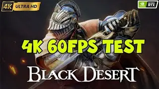 Black Desert PC |  3070ti 4K 60FPS | nvidia ultra graphics test