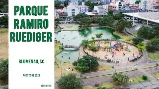 Parque Ramiro Ruediger - Blumenau, SC [Drone 4k]
