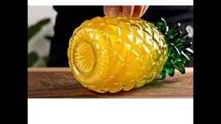 Refreshing Ice Fruit & Vegetables Cutting Crisp & Magic ASMR🥝🍉🥒🍠 #ai #aiart #aivideomaker #aishorts