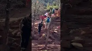 Expectation vs Reality at Devil's Bridge, Sedona, Arizona  #sedona #hiking #expectationvsreality