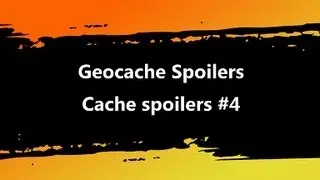 Geocache spoilers cache spoilers.ep4
