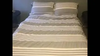 Amazon Brand &ndash; Pinzon Seersucker Duvet Cover Set Review, Pinzon Seersucker   So easy to take care of