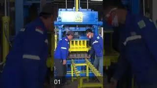Super cepat !! Cetak Paving dengan Mesin hidrolik keluar 15pcs. KK-Block MT01