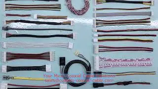 60 pin micro coaxial cable 3D STEP file custom micro-coax cable Singapore supplier Multi-Use Wire Ha