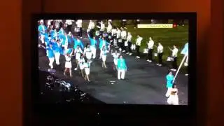 Guatemala entering Olympic stadium. London 2012