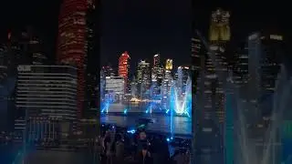 Light Show at Marina Bay Sand today! 🇸🇬#travel #lightsshow #sg #life #smf34