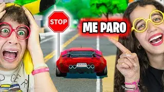 MI HERMANA CONDUCE **RESPETANDO LA LEY** en Fortnite Battle Roytale! (Conduciendo los nuevos coches)