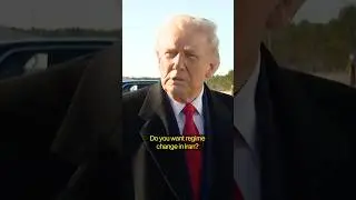 Trump Says Regime Change in Iran &lsquo;Best Thing That Could Happen&rsquo;