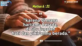Renungan Alkitab | Relaxing | Saat Teduh | 15 Januari 2026 | Deeper in Love