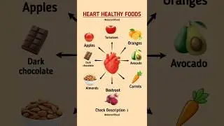 Heart-Healthy Foods You Must Eat for a Stronger Heart | Best Diet for Heart Health #healthylifestyle