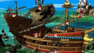 Donkey Kong Country 2: Diddy's Kong Quest (SNES) (World 5)(Gloomy Gulch)(Funky's Flights II)