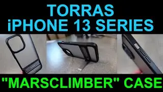 Torras MarsClimber Kickstand Case iPhone 13 Translucent Matte Pro Max Unboxing