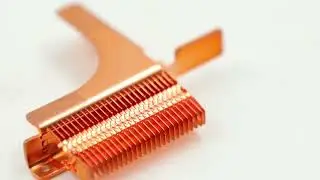 Skived Copper Fin Heat Sink
