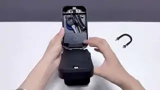 Waterproof Zinc Alloy Digital Safe Smart Tuya for Bluetooth TTlock Ble App Key Fingerprint Lock Box