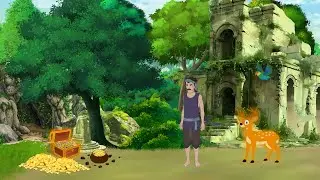 किस्मतवाला लोहार और जादुई सोने की हिरनी |Hindi Story | Hindi Kahaniya |Moral Stories | cartoon story