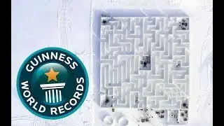 Worlds Largest Snow Maze - Guinness World Records - 4K