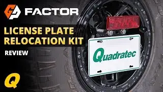 GP Factor License Plate Relocation Bracket Review for 2007-2018 Jeep Wrangler JK