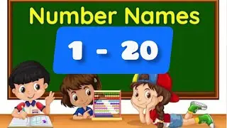Learn Number Names 1-20 #numbername1to10 #kidslearning #kidseducatio#alphabet #kidssong #kidsrhymes