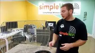 Parabolic Dish Antenna 24dBi 2.4GHz