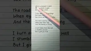 Let's sing and learn English : Woman in Love | Cover by : Dana Winner | Verse 1 #shorts