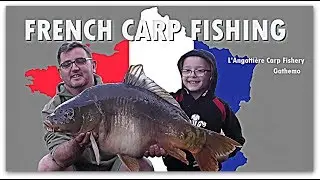 French Carp Fishing, L'Angottière Carp Fishery, Gathemo. Video 174