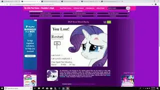 Pinkie Pie and Applejack adventure sidscrolling games!