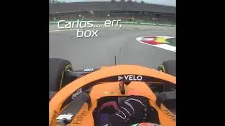 ricciardo's engineer misses carlos (radio)