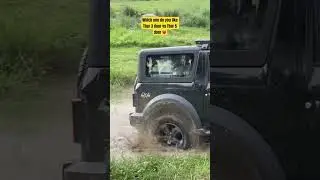 Thar 3 Door ❤️ #tharoffroad #automobile #thar #trending #shortsvideo #blackthar #latest #thar4x4