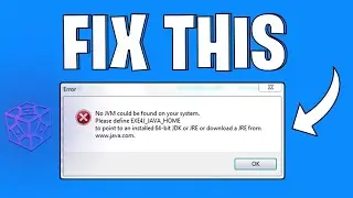 How To Easily Fix No JVM Could Be Found On Your System Error SKLauncher | SKLauncher Java Error Fix