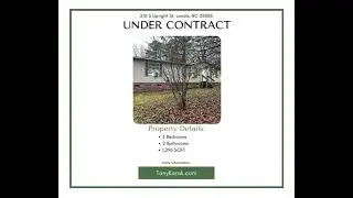 Under Contract in Landis, NC: 212 S Upright St Pending Closing