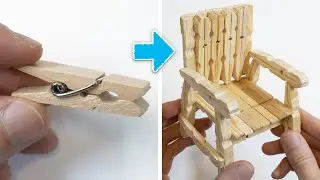 木製曬衣夾竟然有17個神奇用途！太厲害了！17 Clever Wood Clothespin Hacks