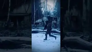 Action in the snow at The Maze II