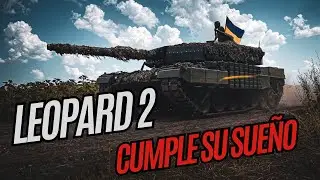 Leopard 2 ucraniano tiene encuentro cercado con columna Z (PB Clips)