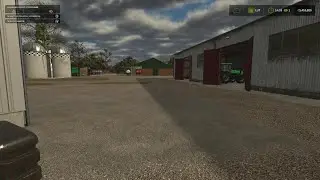 Farming Simulator 25 PS5 cleaning up after the sheep