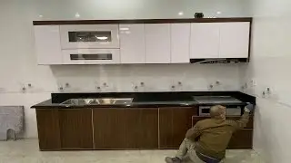 How To Install & Complete Kitchen Table With Granite On Synthetic Plastic Frame