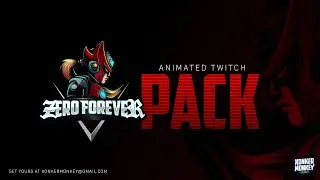 Zero Forever animated Twitch pack Showcase ☠️