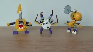 LEGO MIXELS SERIES 7 MIXIES Jamzy Tapsy Trumpsy Mixies Max