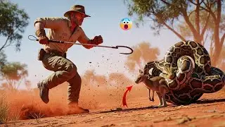 Giant Python Attacks Baby Kangaroo &mdash; Aussie Team Rushes In! 🐍