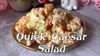 🥗 Quick Caesar Salad &mdash; delicious, healthy & easy!